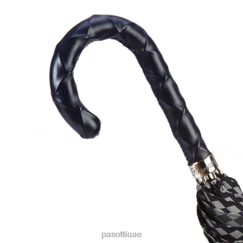 مظلة | 478 atene-7 n48 - مظلة بمقبض جلدي ملتوي PASOTTI Z446V111